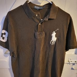 Dark brown Big Pony Polo Shirt